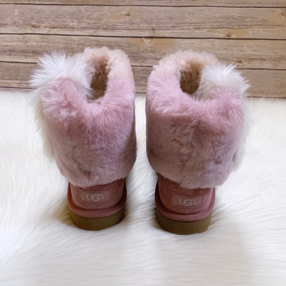 UGG Classic Mini Wisp Boots In Pink Dawn - Picture 5 of 8